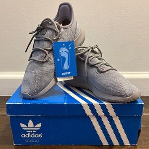 Adidas Originals Light Gray Running Shoes ( Brand New!!)